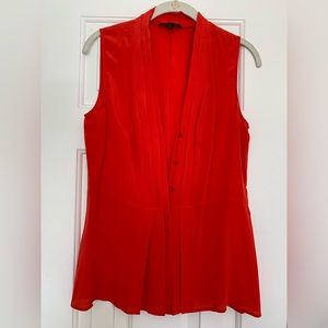 Rachel Zoe Women’s Red Sleeveless Blouse Size 2